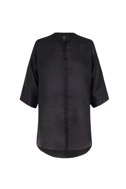 Jules, top en ramio gris humo
