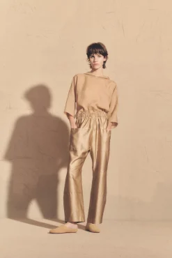 Juno, pink ramie top