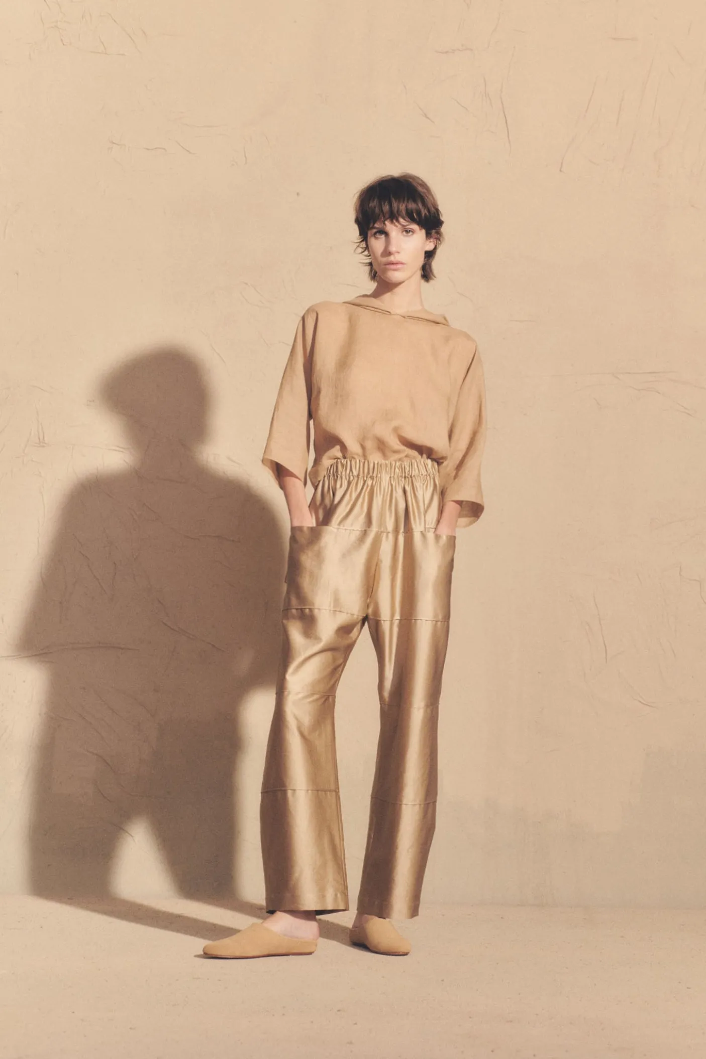 Juno, pink ramie top