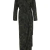 Karlie, klimt print silk dress
