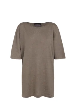 Lian, mink linen knit t-shirt