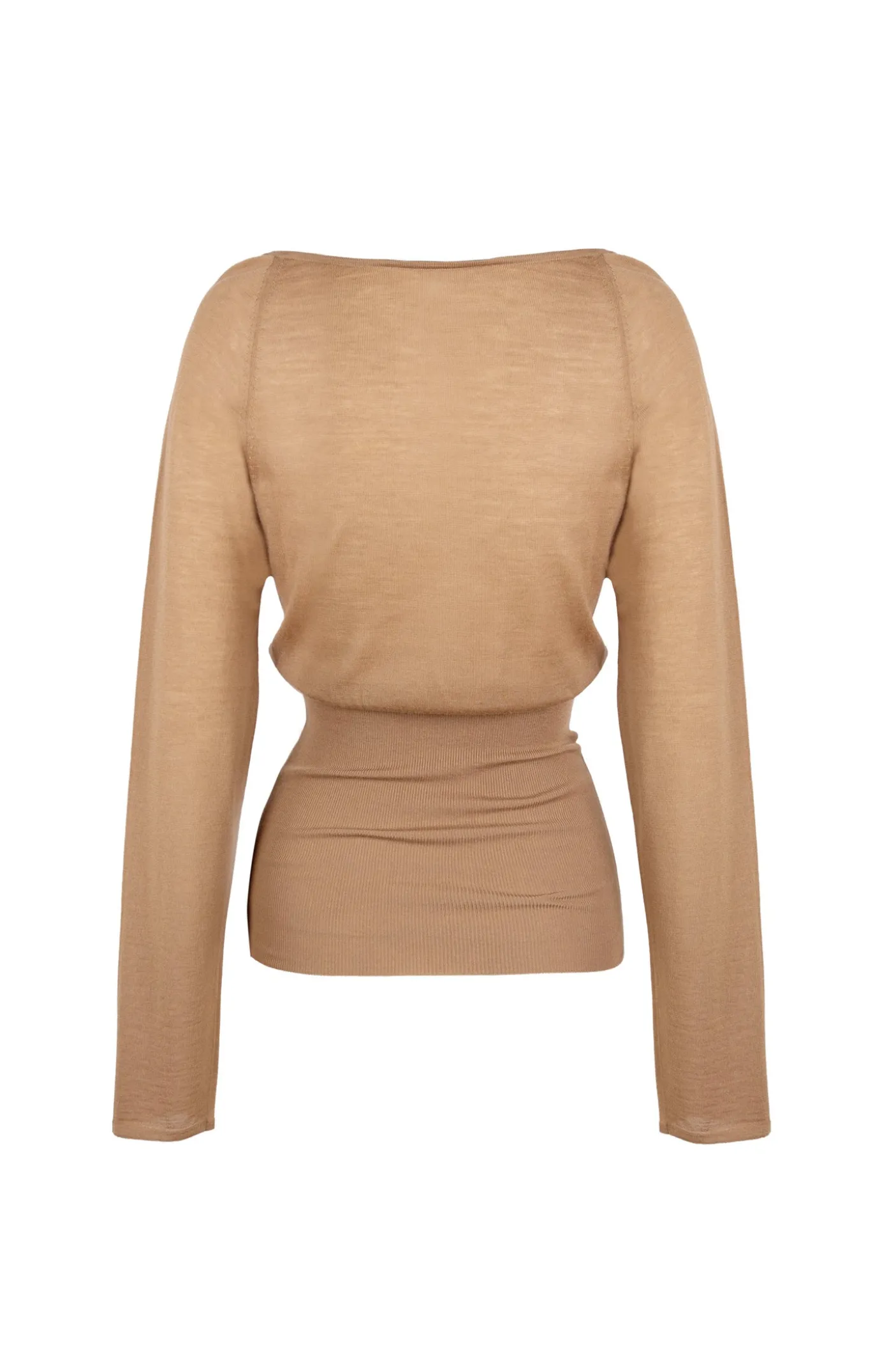 Liana, cocoa cashmere top