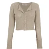 Lierre, light olive knitwear cardigan