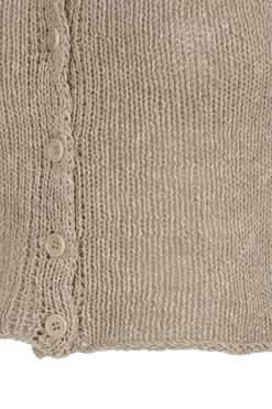 Lierre, light olive knitwear cardigan