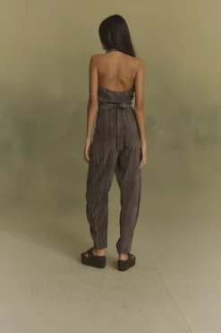 Lil, pantalon de seda calma print