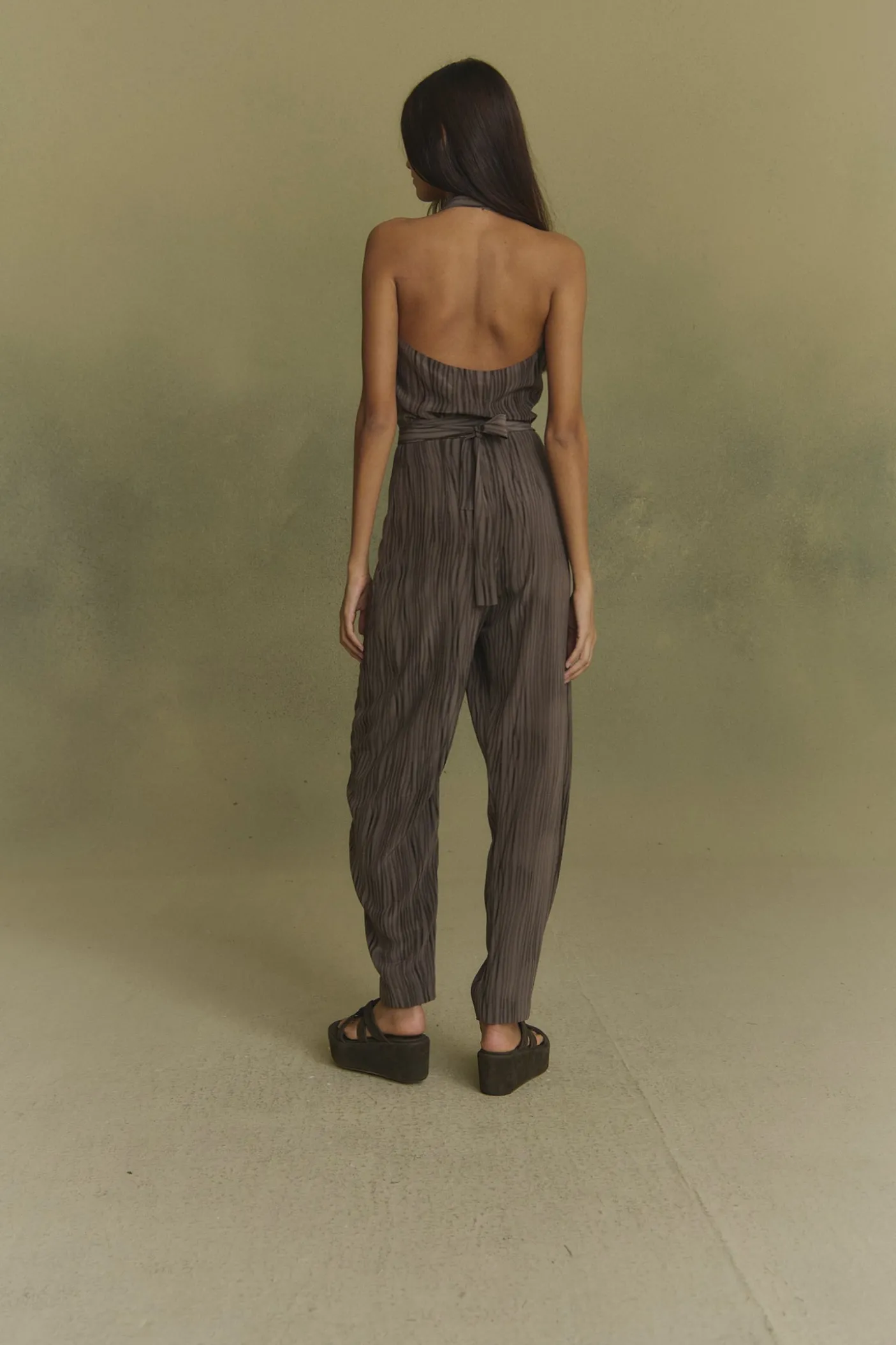 Lil, pantalon de seda calma print