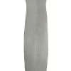 Lupe, sky blue striped linen dress