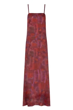 Lyn, indira print dress in ramie