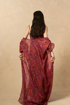 Lyn, indira print dress in ramie