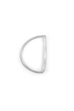 Maa left, individual silver earring