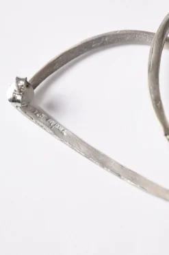 Maa left, individual silver earring