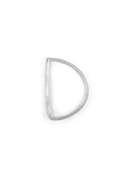 Maa right, individual silver earring