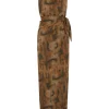 Mala, taiyo print silk dress