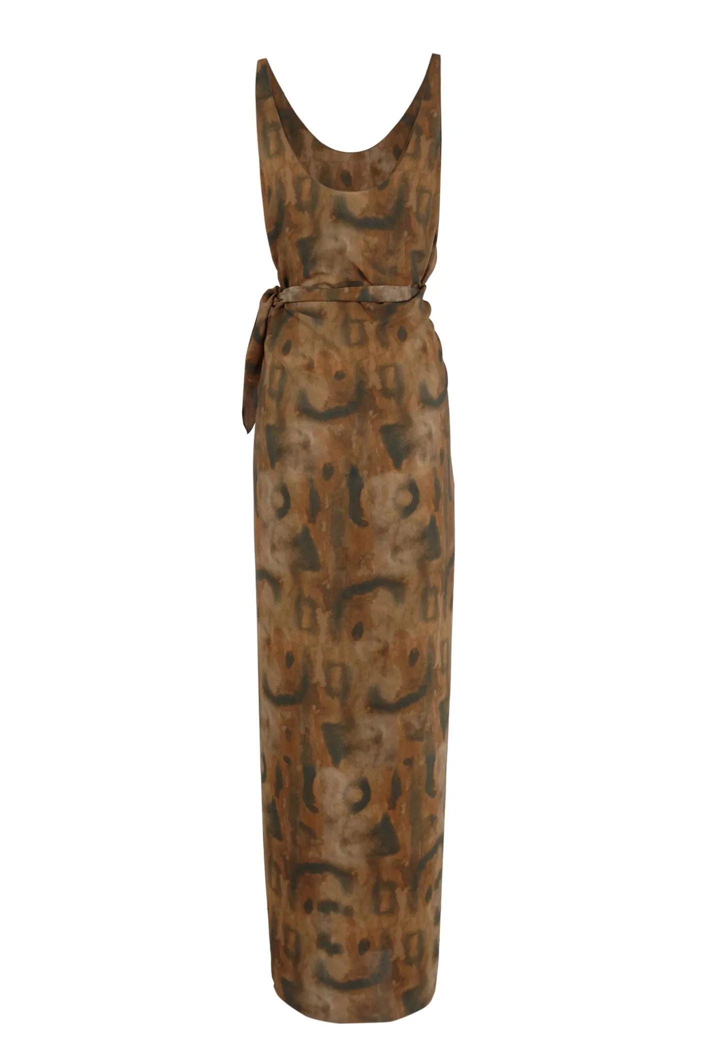 Mala, taiyo print silk dress