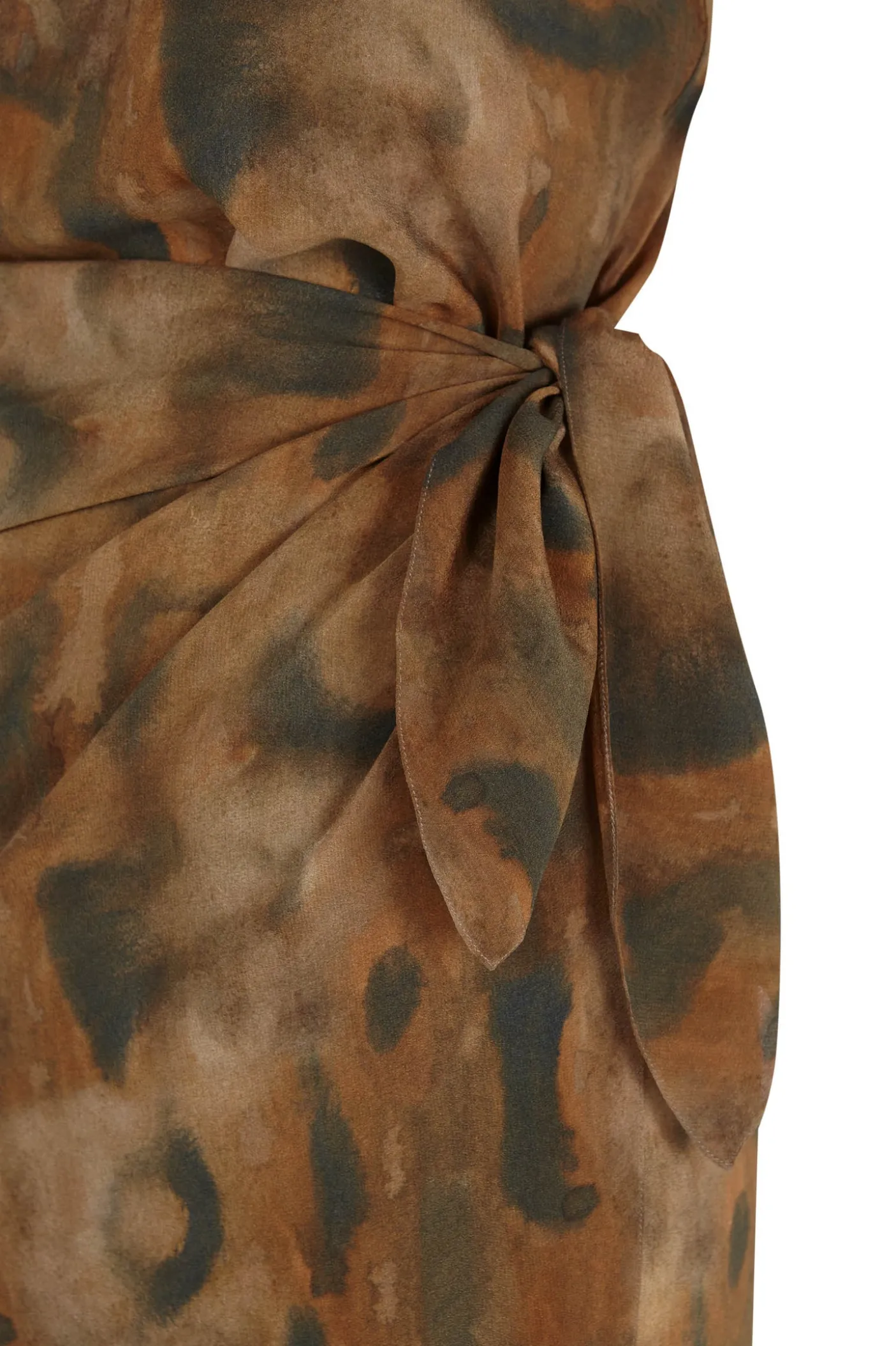 Mala, taiyo print silk dress