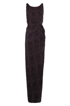 Malena, daria print silk dress