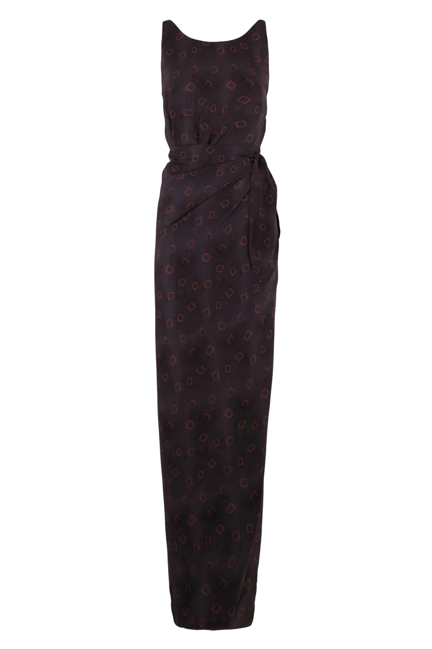 Malena, daria print silk dress