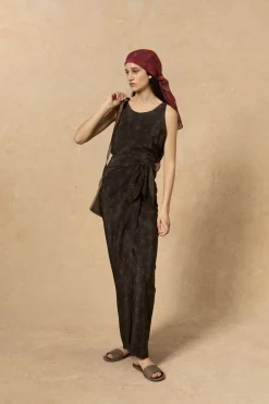 Malena, daria print silk dress