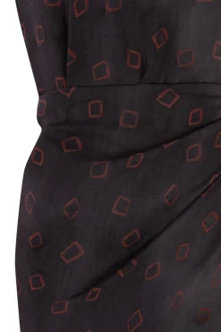 Malena, daria print silk dress
