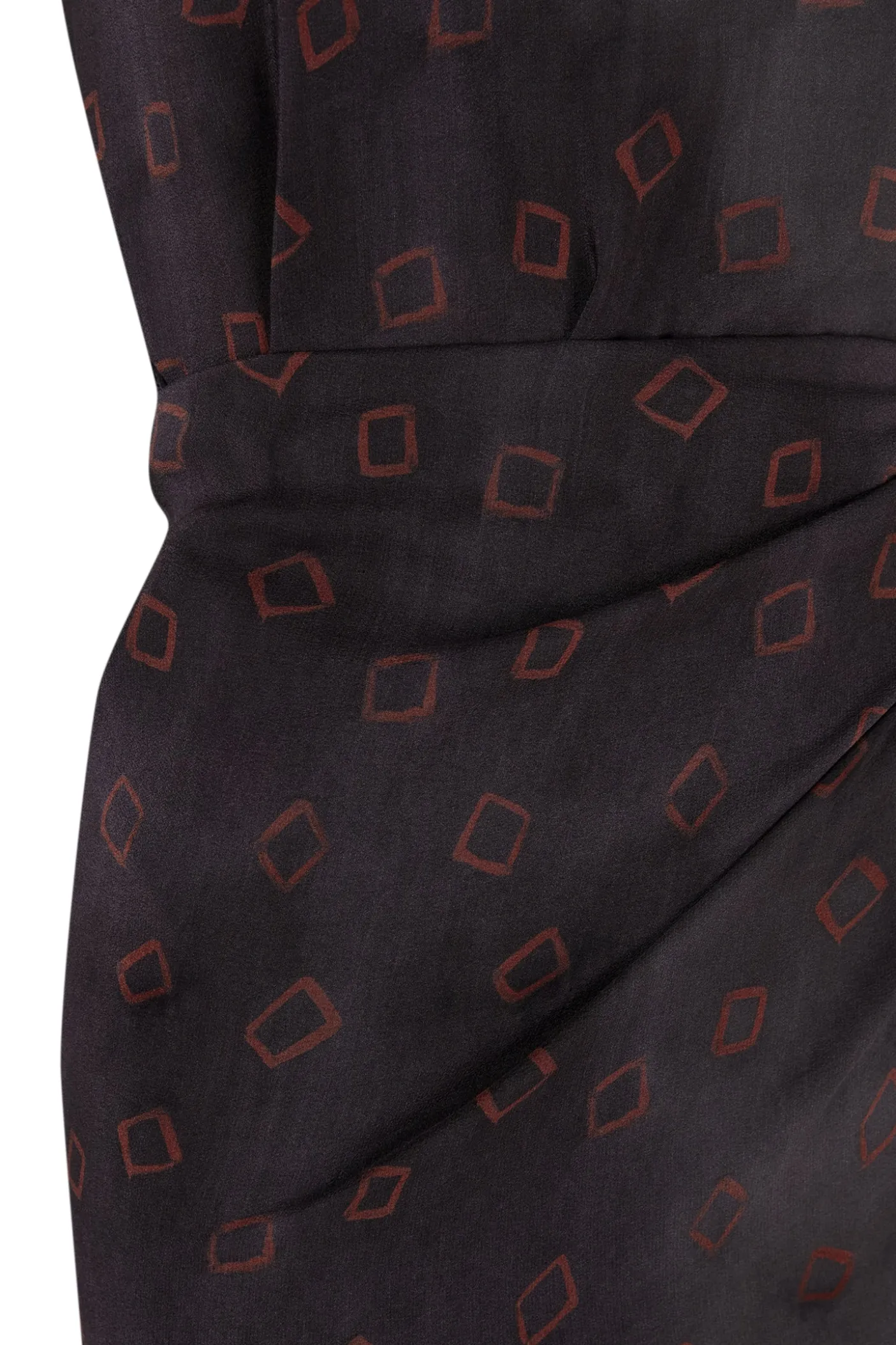 Malena, daria print silk dress
