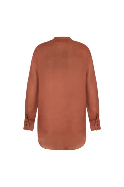 Marco, camisa en ramio rojo