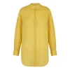 Marco, yellow cotton voile shirt