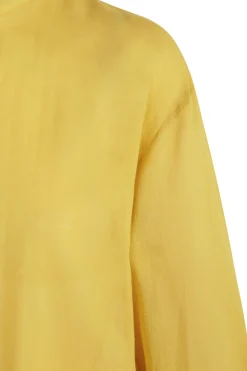 Marco, yellow cotton voile shirt
