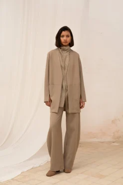Mas, mink linen jacket
