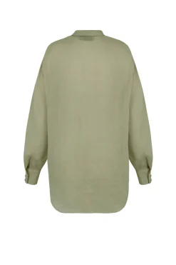 Matz, camisa en ramio verde