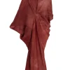 Mayu, vestido de seda rojo maltinto