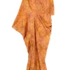 Mayu, vestido en seda sora print