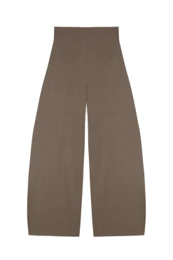Mira, cocoa high-waisted pants