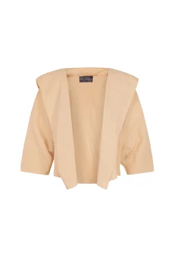 Mira, light peach jacket
