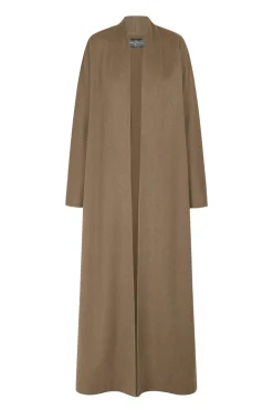 Misia, hazelnut virgin wool coat