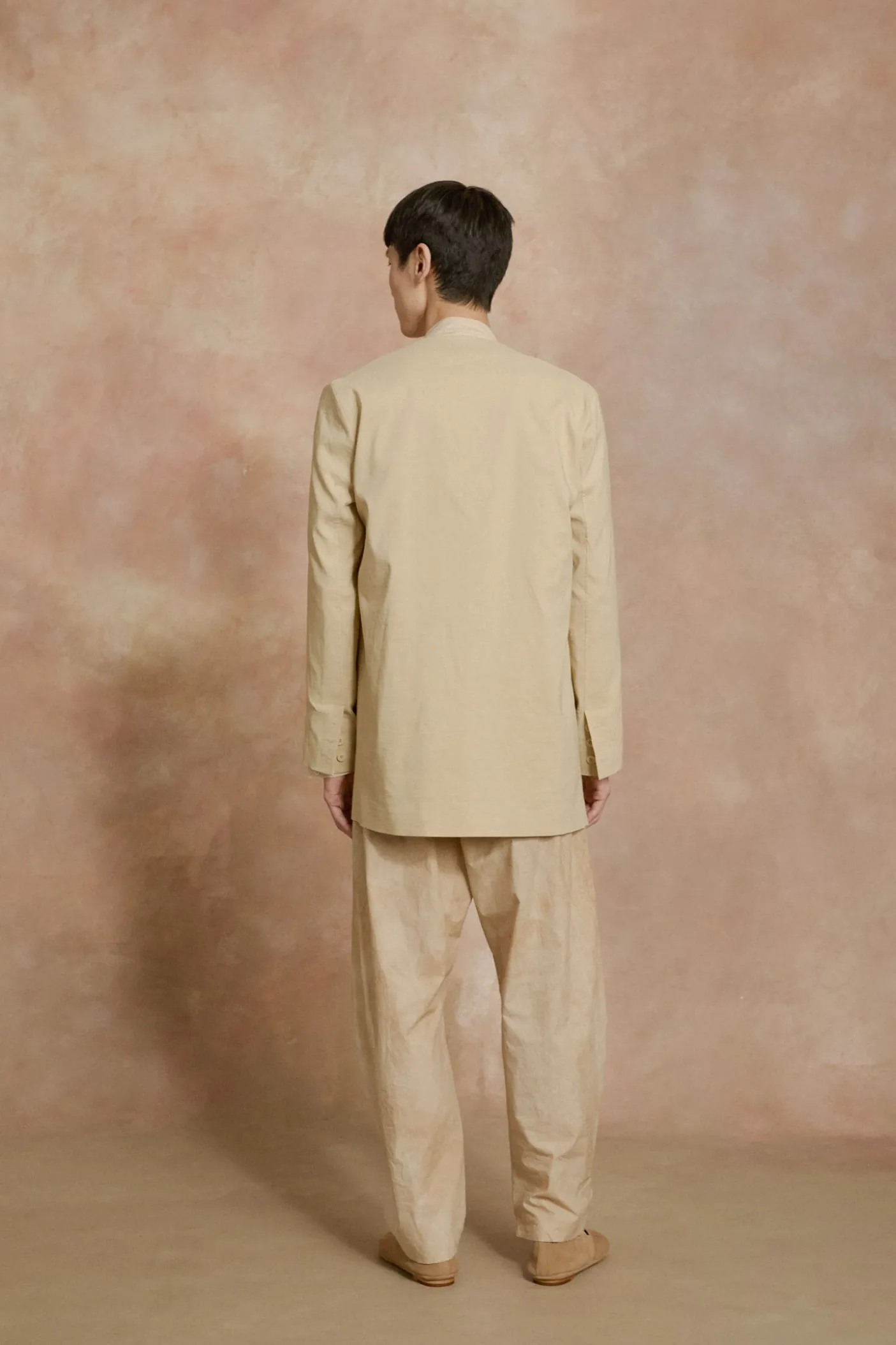 Mite, chaqueta oversize beige