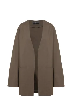 Mite, cocoa oversized jacket