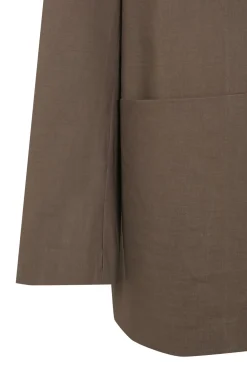 Mite, cocoa oversized jacket