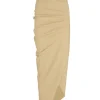 Mite, falda midi beige