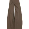 Mite, pantalon envolvente cacao