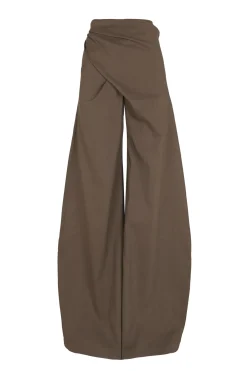 Mite, pantalon envolvente cacao