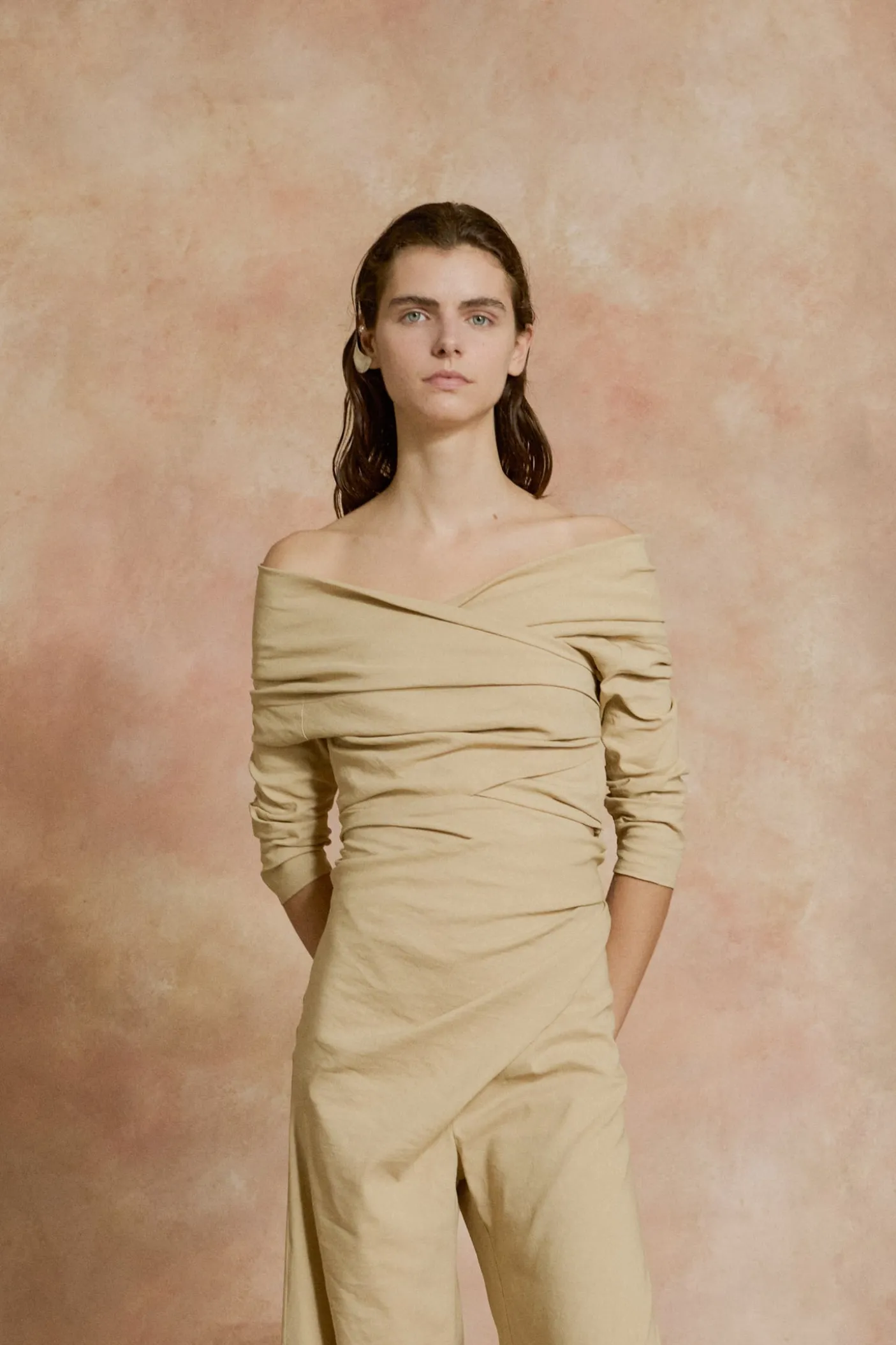 Mite, top beige