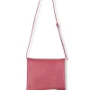 Modular, bolso en cuero fresa