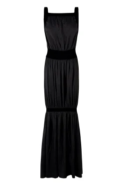 Morgana, vestido de tirantes gris humo