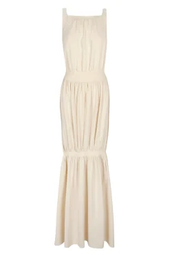 Morgana, vestido de tirantes marfil