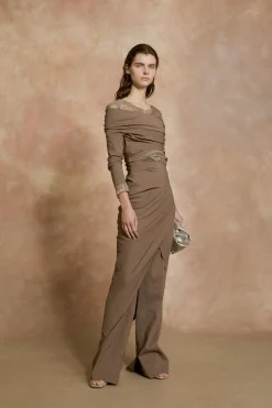 Mota, cocoa straight pants