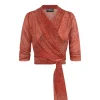 Nadine, granada print silk top
