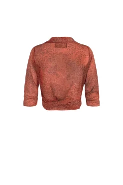 Nadine, granada print silk top