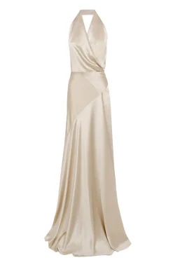 Nailah, champagne dress