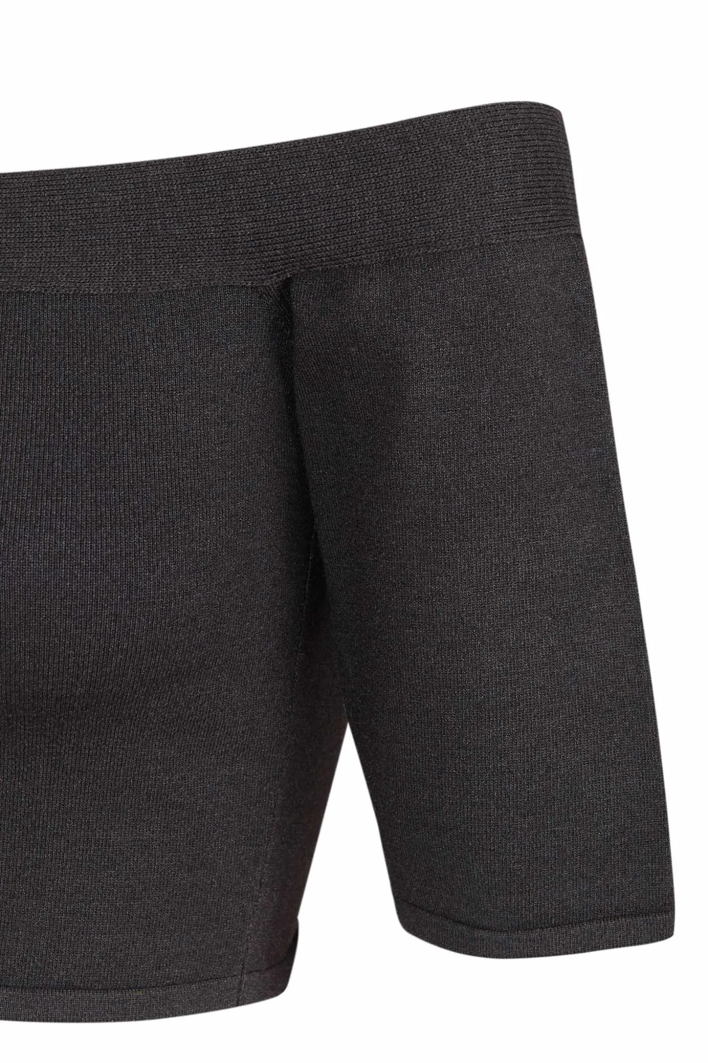 Naim, crop top de punto arándano