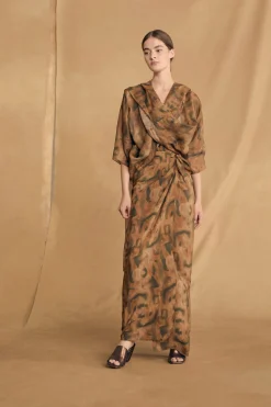 Nala, taiyo print ramie top